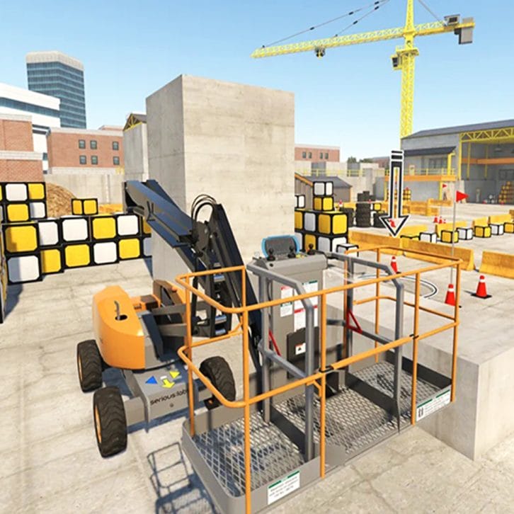 Virtual Reality-VR-at Manlift