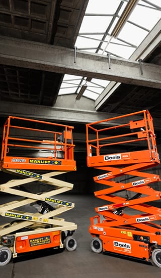 Manlift part of Boels