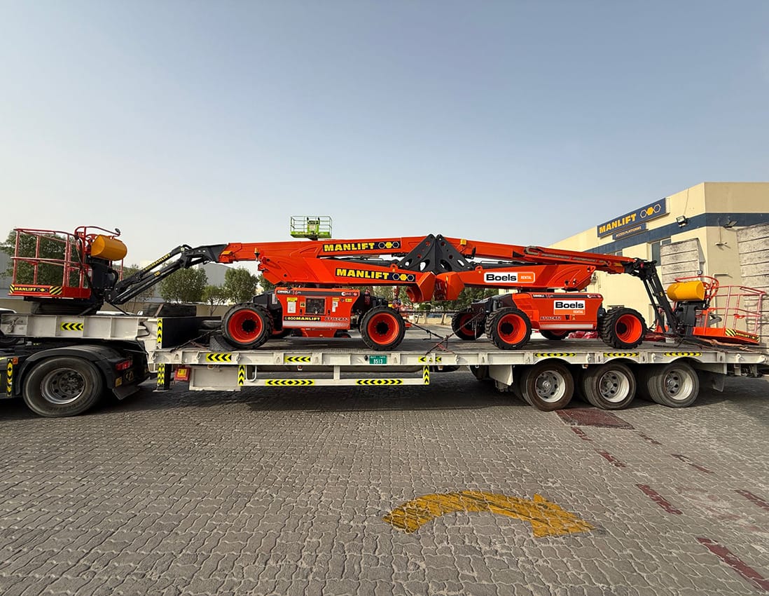 Manlift part of Boels